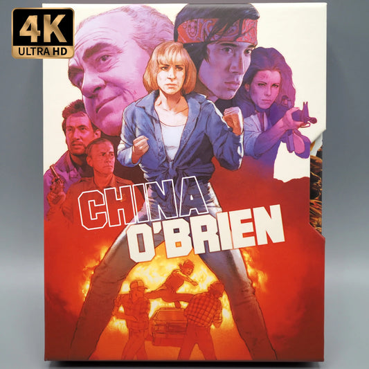 China O'Brien 1 & 2 4K UHD + Blu-ray with Limited Hard Slipcase + Slipcover (Vinegar Syndrome)