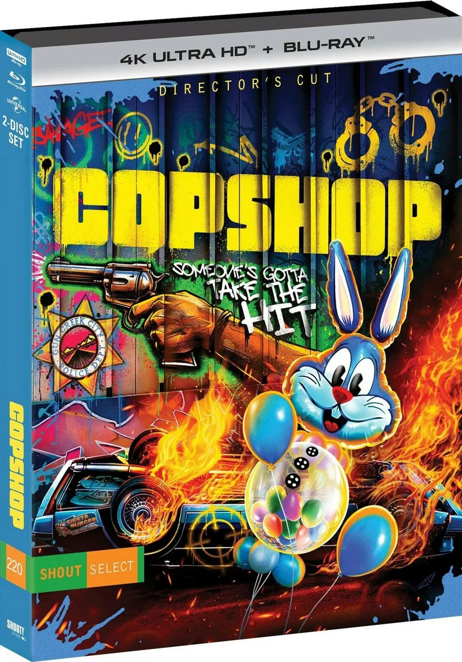 Copshop 4K UHD + Blu-ray Director's Cut with Slipcover (Shout Factory) [Preorder]