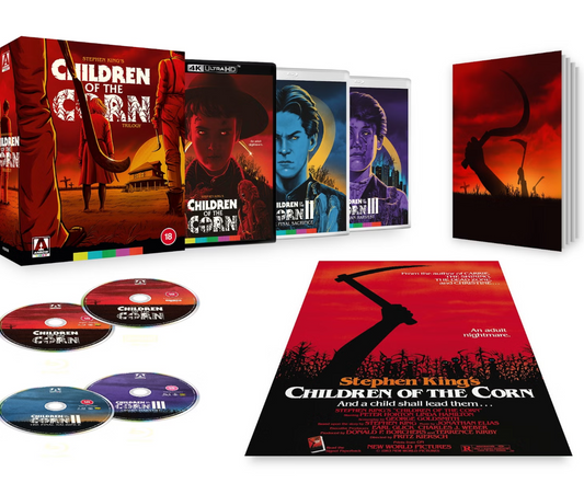 Children of the Corn Trilogy Limited Edition 4K UHD + Blu-ray with Booklet (Arrow Films UK/Region Free/B)