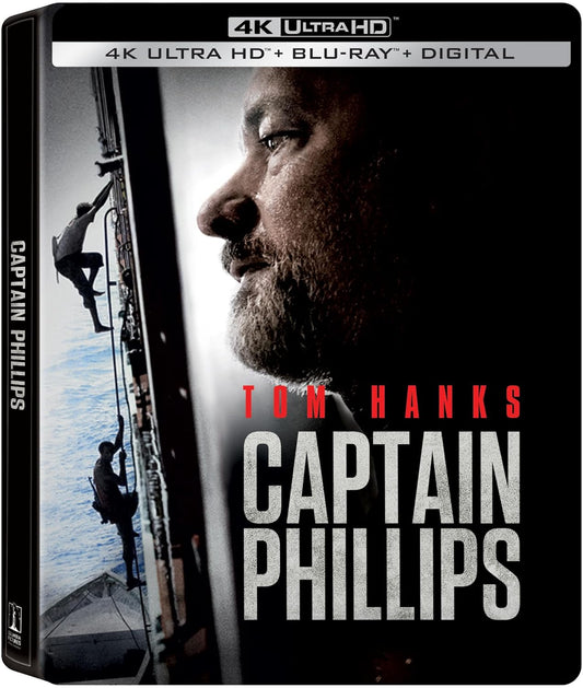 Captain Phillips 4K UHD + Blu-ray SteelBook (Sony U.S.)