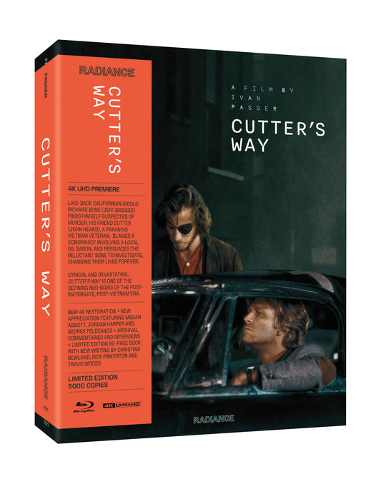 Cutter's Way 4K UHD + Blu-ray Limited Edition (Radiance Films U.S.) [Preorder]