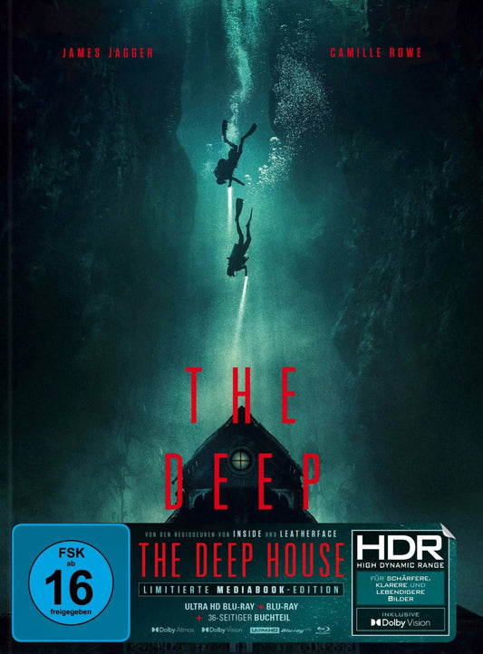 The Deep House 4K UHD + Blu-ray Mediabook Cover A (Turbine/Region Free) [German Import]