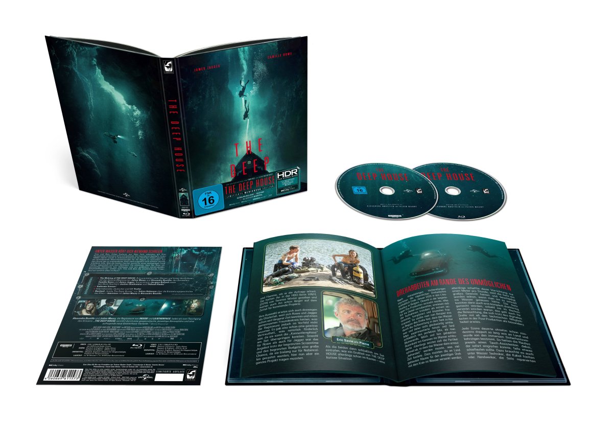 The Deep House 4K UHD + Blu-ray Mediabook Cover A (Turbine/Region Free) [German Import]