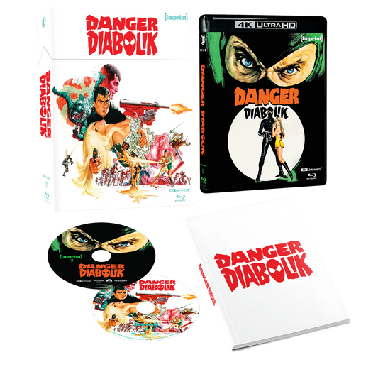 Danger: Diabolik (1968) - Limited Edition 4K UHD + Blu-ray Hardbox + Hardcover Booklet (Imprint/Region Free) [Preorder]