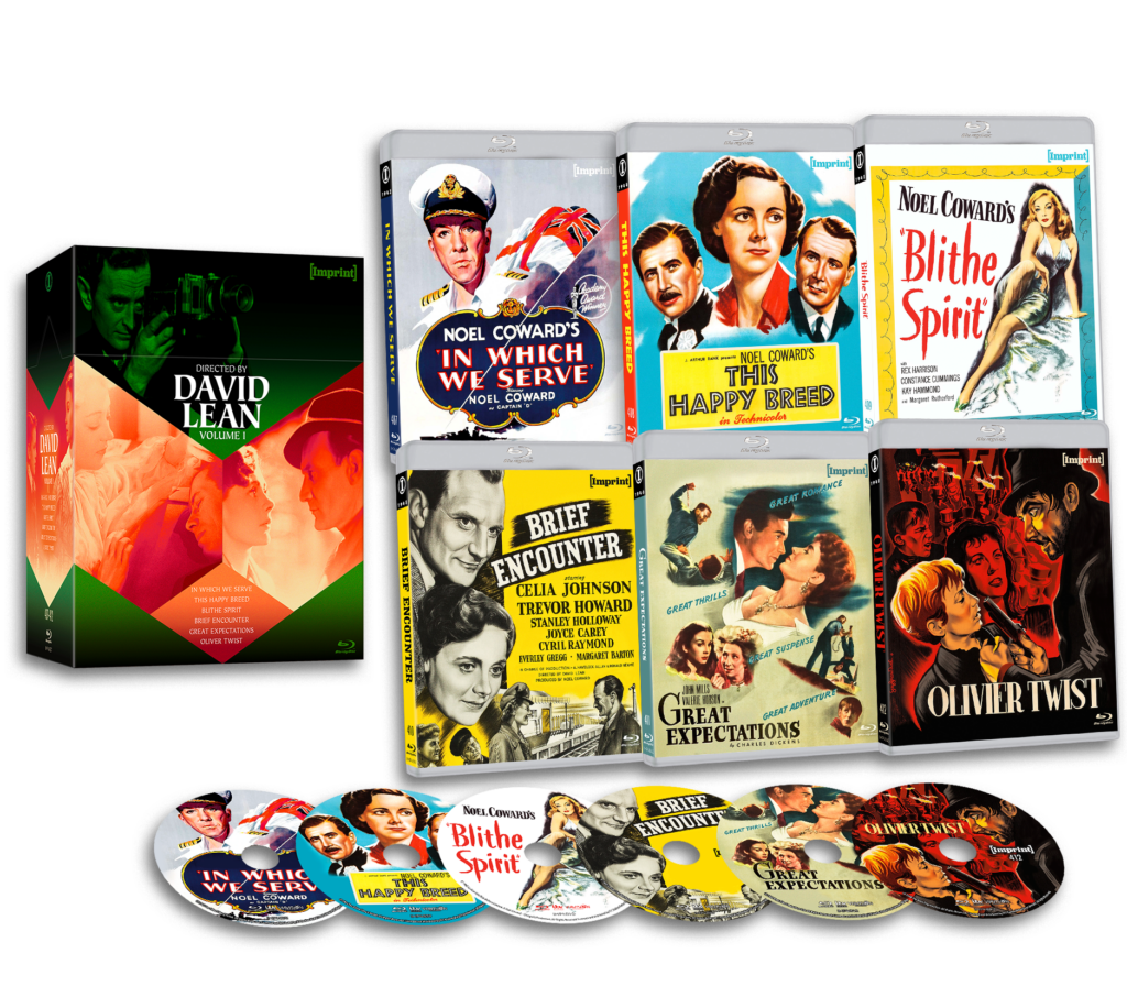 Directed By… David Lean – Volume One (1942 – 1948) Blu-ray Hardbox (Imprint/Region Free) DAMAGED HARDBOXES (SEE SAMPLE PHOTOS)