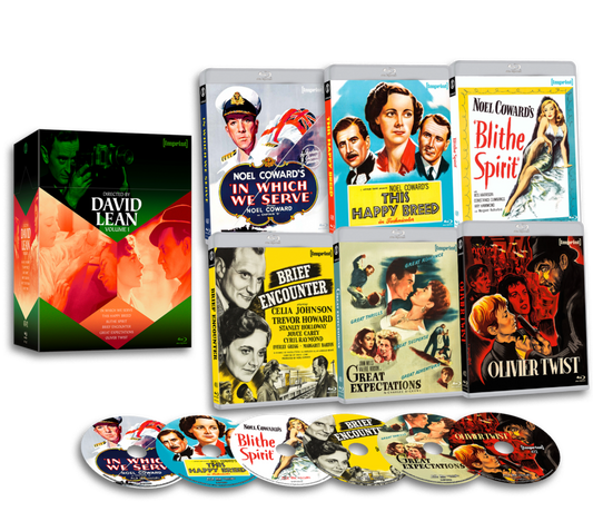 Directed By… David Lean – Volume One (1942 – 1948) Blu-ray Hardbox (Imprint/Region Free) DAMAGED HARDBOXES (SEE SAMPLE PHOTOS)