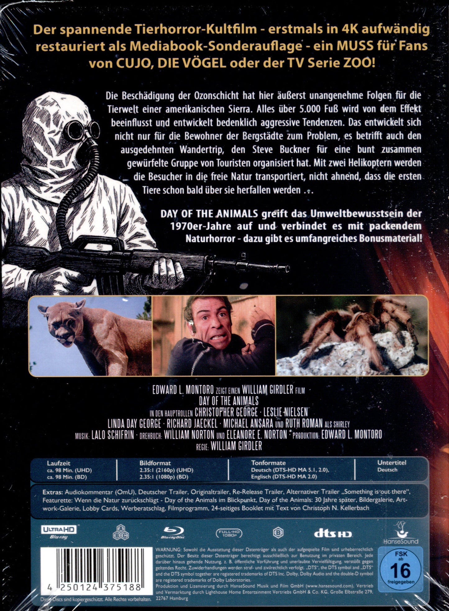 Day of the Animals 4K UHD + Blu-ray (Lighthouse/Region Free/B) LIMIT 1 PER CUSTOMER [German Import]