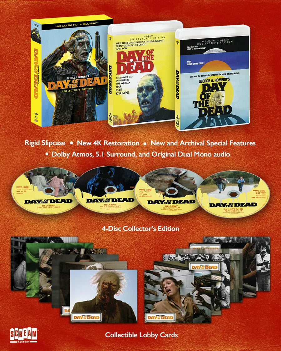Day of the Dead 4K UHD + Blu-ray Collector's Edition Boxed Set