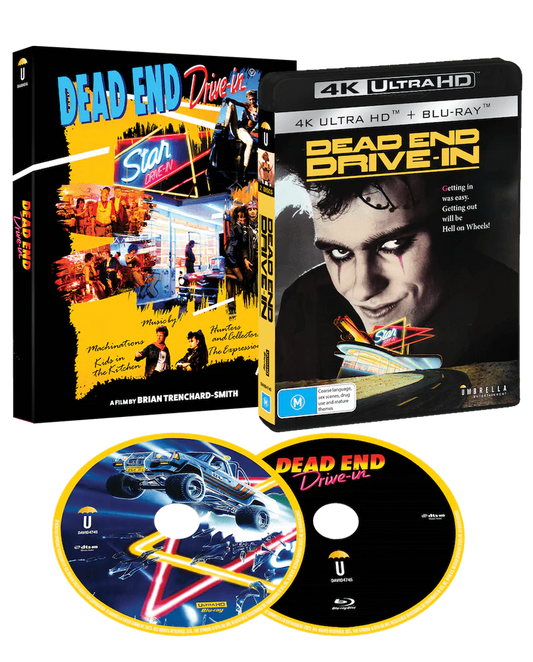 Dead End Drive-In (1986) 4K UHD + Blu-Ray with Slipcover (Umbrella/Region Free)