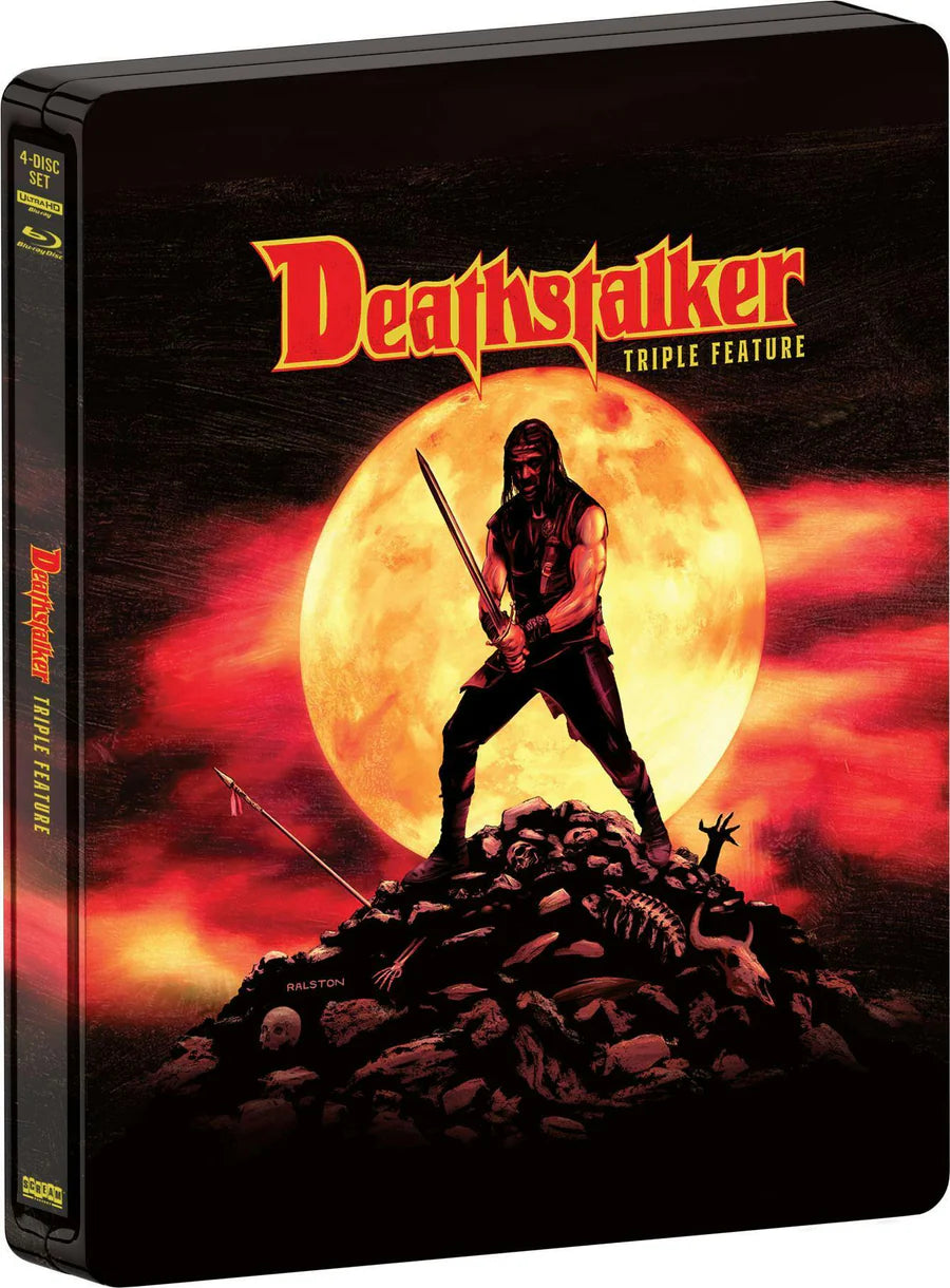 Deathstalker Triple Feature 4K UHD + Blu-ray Limited Edition SteelBook (Scream Factory) [Preorder]