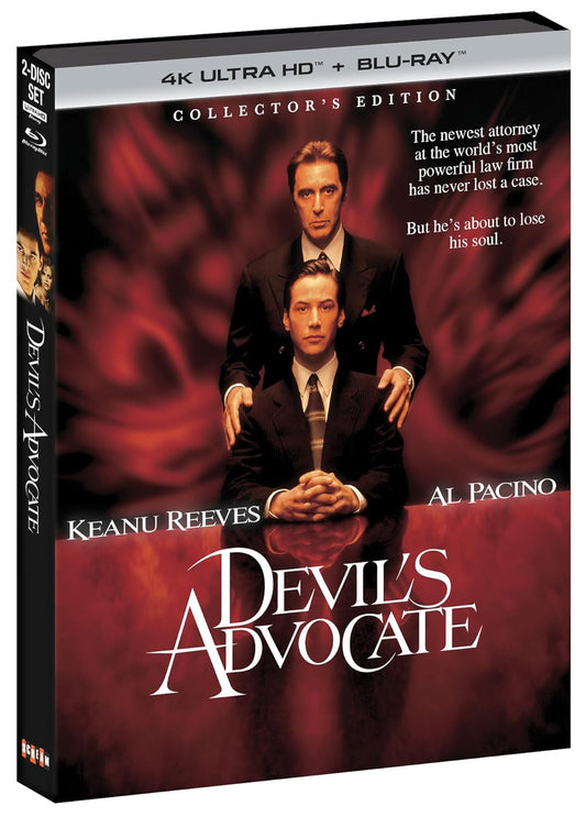 The Devil's Advocate 4K UHD + Blu-ray with Slipcover (Scream Factory) [Preorder]