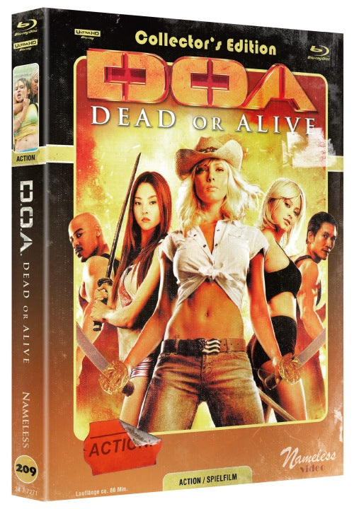 D.O.A. - DOA - Dead or Alive - Uncut Mediabook Edition 4K UHD + Blu-ray Cover C (Nameless Media/Region Free/B) [German Import]