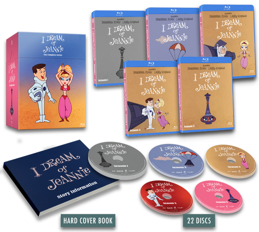 I Dream Of Jeannie – The Complete Series (1965 – 1970) Blu-ray Hardbox Set (Imprint/Region Free)
