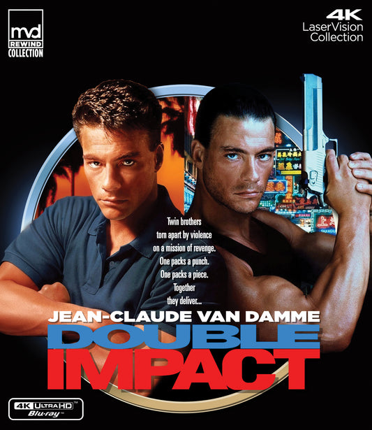 Double Impact 4K UHD + Blu-ray Collector's Edition with Slipcover (MVD)