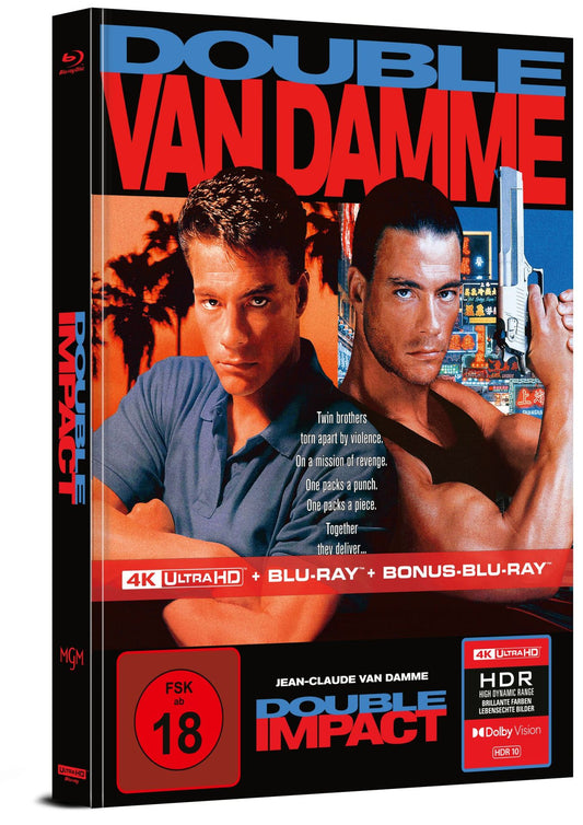 Double Impact 4K UHD + Blu-ray MediaBook Cover B (Capelight Pictures/Region Free)
