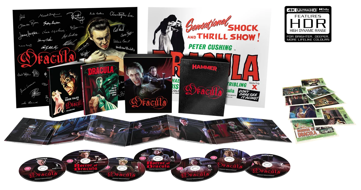 Dracula 4K UHD + Blu-ray Limited Collector's Edition (Hammer Films/Region Free/B) [Preorder] LIMITED ALLOCATION