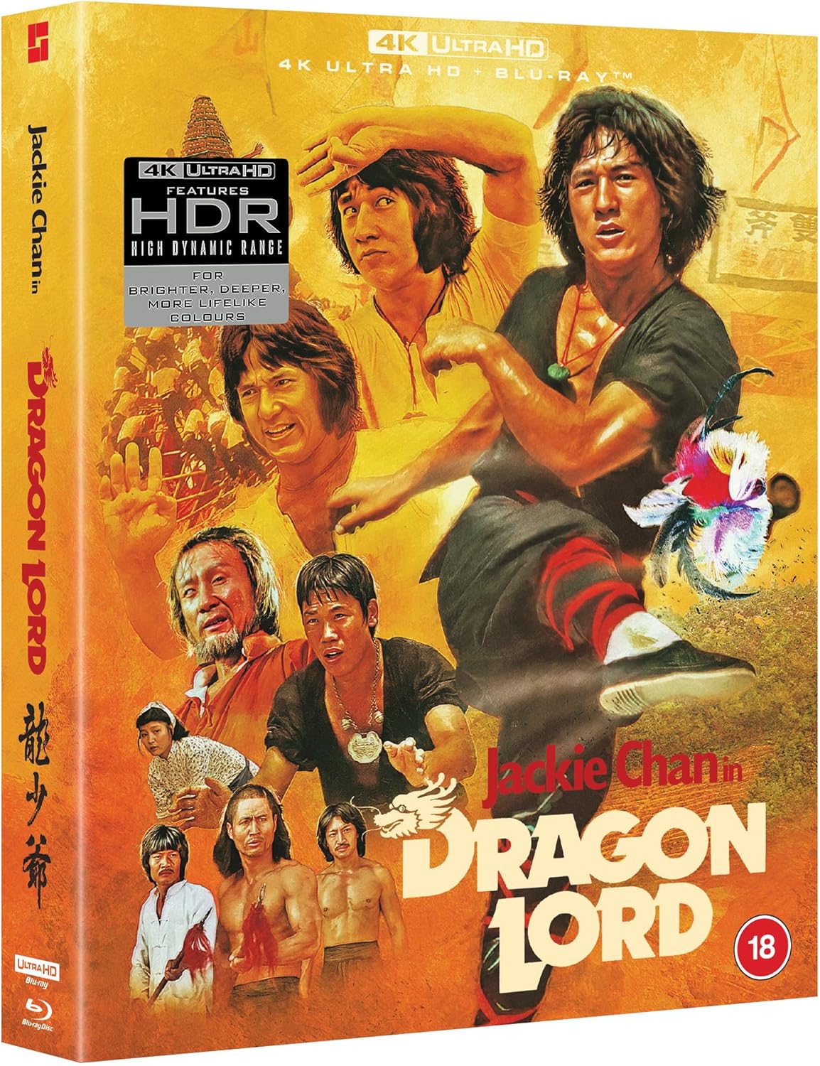 Dragon Lord Deluxe Limited Edition 4K Ultra HD + Blu-Ray with Slipcase (88 Films/Region Free/B) LIMIT 1 PER CUSTOMER