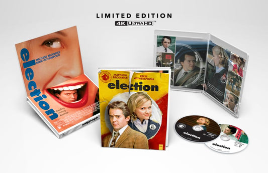 Election 4K UHD + Blu-ray Limited Edition with Slipcover (Paramount U.S.)