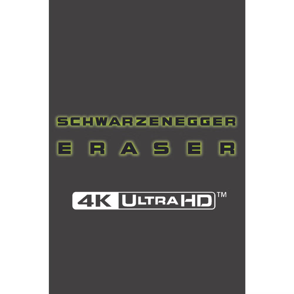 Eraser 4K UHD Limited Edition SteelBook (Warner Bros. UK/Region Free) [Preorder] LIMIT 1 PER CUSTOMER