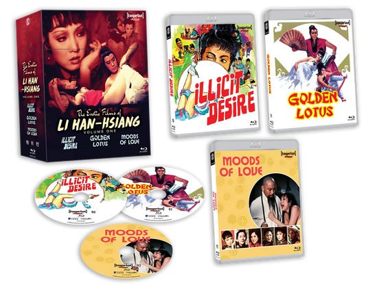 The Erotic Films of Li Han-hsiang: Volume One (1973 - 1976) - Blu-ray Limited Edition Hardbox - Imprint Asia #90 - 92 (Imprint/Region Free) [Preorder]