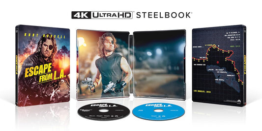 Escape from L.A. 4K UHD + Blu-ray SteelBook (Paramount U.S.)