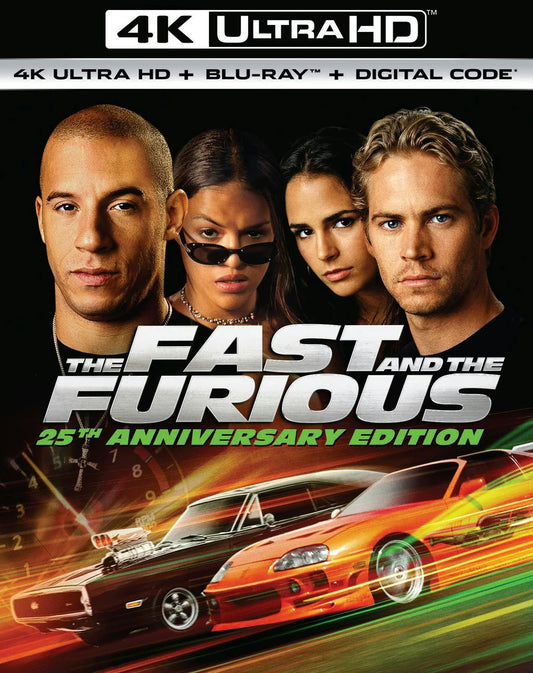 The Fast and the Furious 4K UHD 25th Anniversary Edition (Universal U.S.) [Preorder]