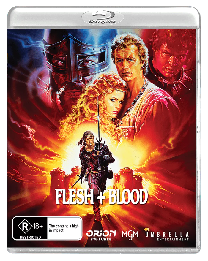 Flesh + Blood (1985) Blu-ray with Slipcover (Umbrella/Region Free)