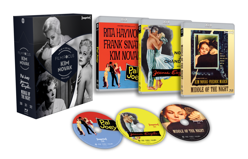 Film Focus: Kim Novak (1957 – 1959) Blu-ray Hardbox (Imprint/Region Free) [Preorder]