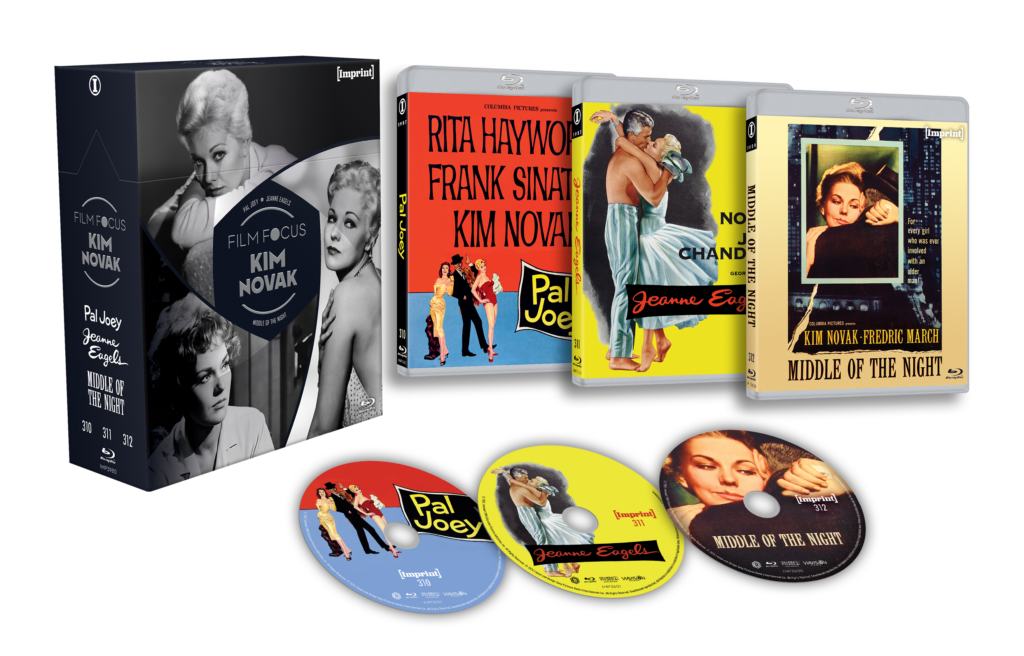 Film Focus: Kim Novak (1957 – 1959) Blu-ray Hardbox (Imprint/Region Free)