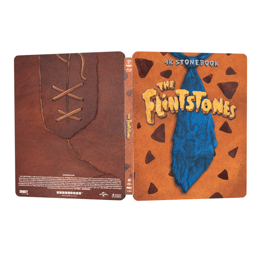 The Flintstones 4K UHD + Blu-ray Limited Edition SteelBook (Shout Factory)