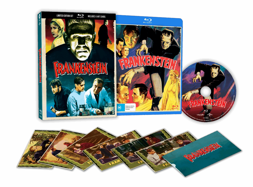Frankenstein (1931) – Blu-ray Limited Edition 3D Lenticular Hardcase + Art Cards (ViaVision/Region Free) [Preorder]