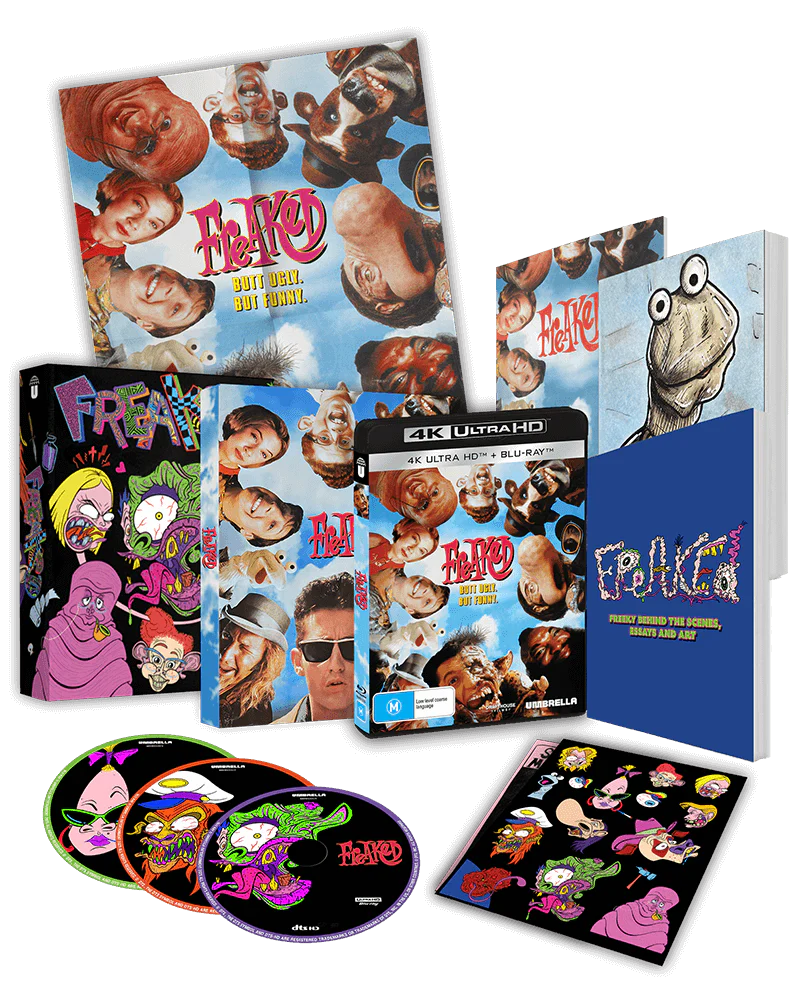 Freaked (1993) 4K UHD + Blu-ray Collector's Edition (Umbrella Entertainment/Region Free) LIMIT 1 PER CUSTOMER