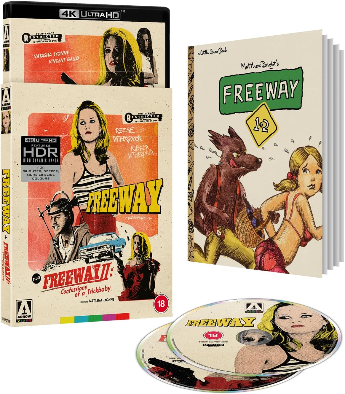 Freeway Collection Limited Edition 4K UHD with Slipcover (Arrow Video UK/Region Free) [Preorder]