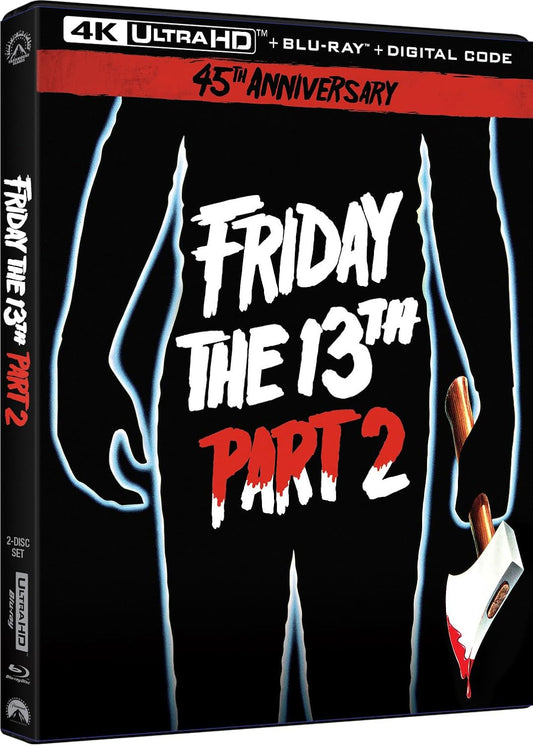 Friday the 13th Part II 4K UHD + Blu-ray with Slipcover (Paramount U.S.) LIMIT 1 PER CUSTOMER