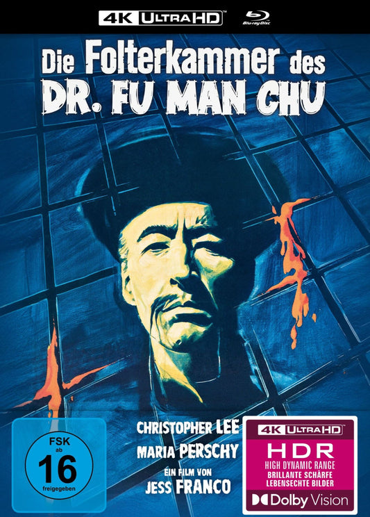 The Torture Chamber of Dr. Fu Man Chu 4K UHD + Blu-ray Mediabook (Film Jewels/Region Free)