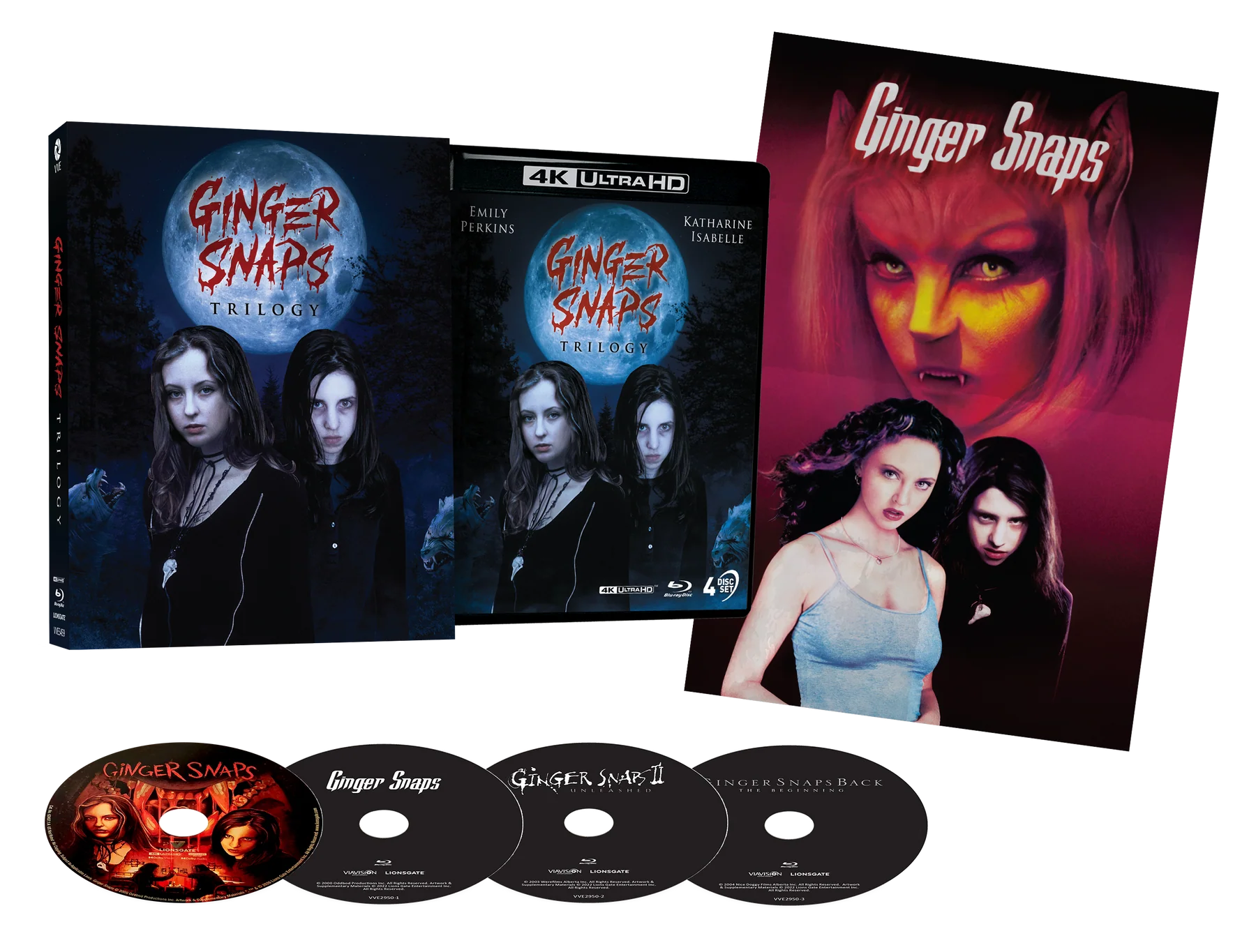 Ginger Snaps Trilogy (2000 - 2004) - 4K UHD + Blu-ray Limited Edition ...