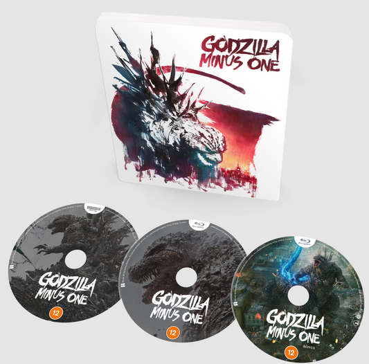 Godzilla Minus One Limited Edition Steelbook 4K Ultra HD + Blu-Ray (Anime Ltd/Region Free/B)