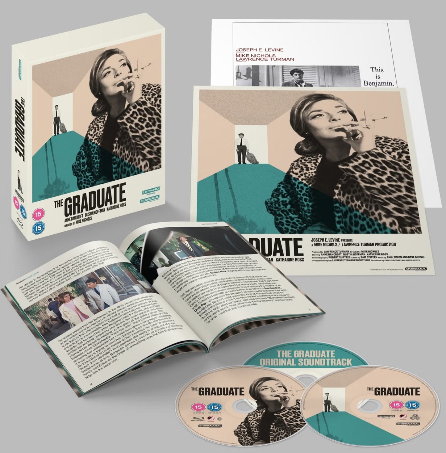 The Graduate Limited Collectors Edition 4K Ultra + Blu-Ray (StudioCanal/Region Free/B) [Preorder]