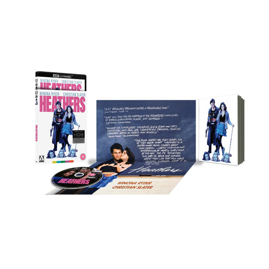Heathers 4K UHD Limited Edition with Slipcover (Arrow Video UK/Region Free) LIMIT 1 PER CUSTOMER
