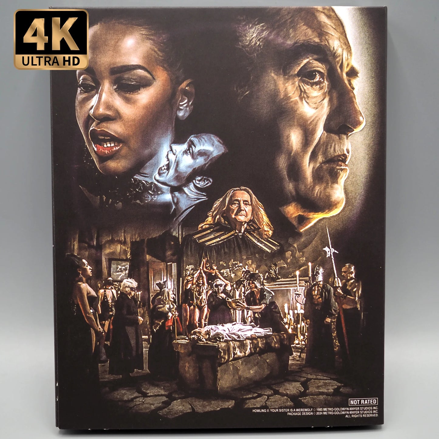 Howling II: Your Sister Is A Werewolf 4K UHD + Blu-ray with Limited Edition Slipcover (Vinegar Syndrome) LIMIT 1 PER CUSTOMER