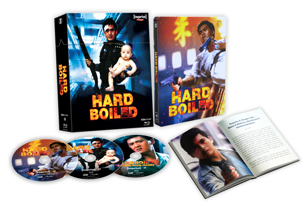 Hard Boiled (1992) – 4K UHD + Blu-ray SteelBook + Hardcover Booklet in Limited Edition Hardbox (Imprint/Region Free) [Preorder]