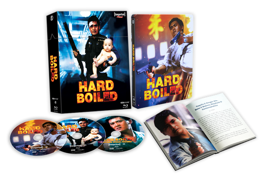 Hard Boiled (1992) – 4K UHD + Blu-ray SteelBook + Hardcover Booklet in Limited Edition Hardbox (Imprint/Region Free) [Preorder]