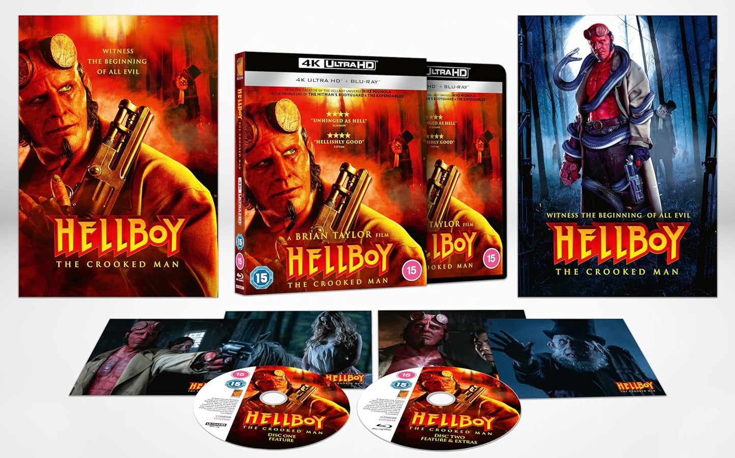 Hellboy - The Crooked Man 4K Ultra HD + Blu-Ray Collector's Edition with Slipcover (Icon/Region Free/B)