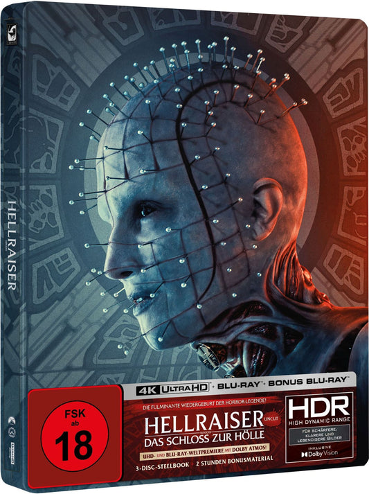 Hellraiser (2022) 4K UHD + Blu-ray SteelBook (Turbine/Region Free) LIMIT 1 PER CUSTOMER [German Import]