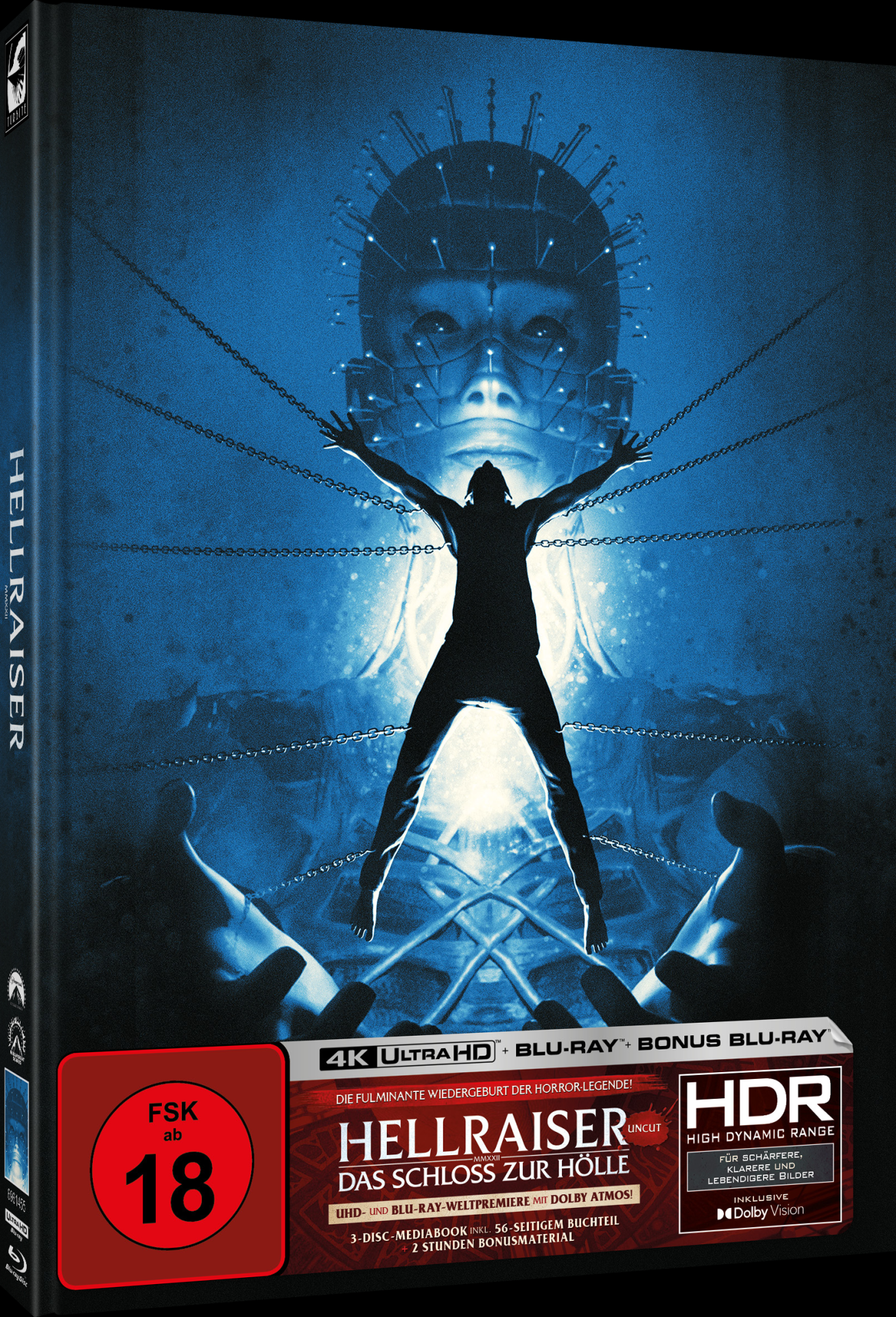 Hellraiser 4K UHD + Blu-ray Limited Edition MediaBook Cover E (Turbine/Region Free)