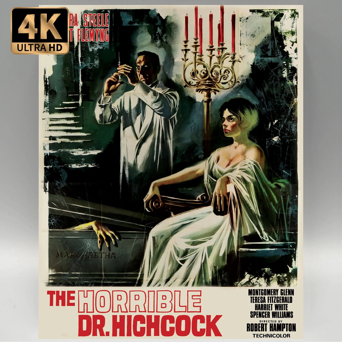 The Horrible Dr. Hichcock 4K UHD + Blu-ray with Limited Edition Hard Slipcase + Slipcover combo (Vinegar Syndrome)