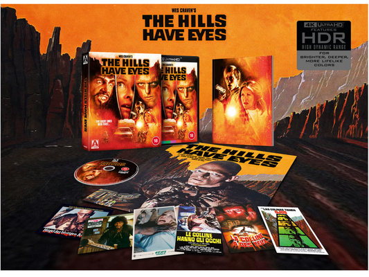 The Hills Have Eyes Limited Edition (With Booklet, Postcards + Poster) 4K Ultra HD (Arrows Films UK/Region Free)