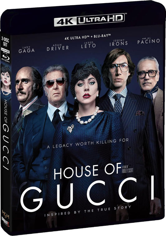 House Of Gucci 4K UHD + Blu-ray (Shout Factory)
