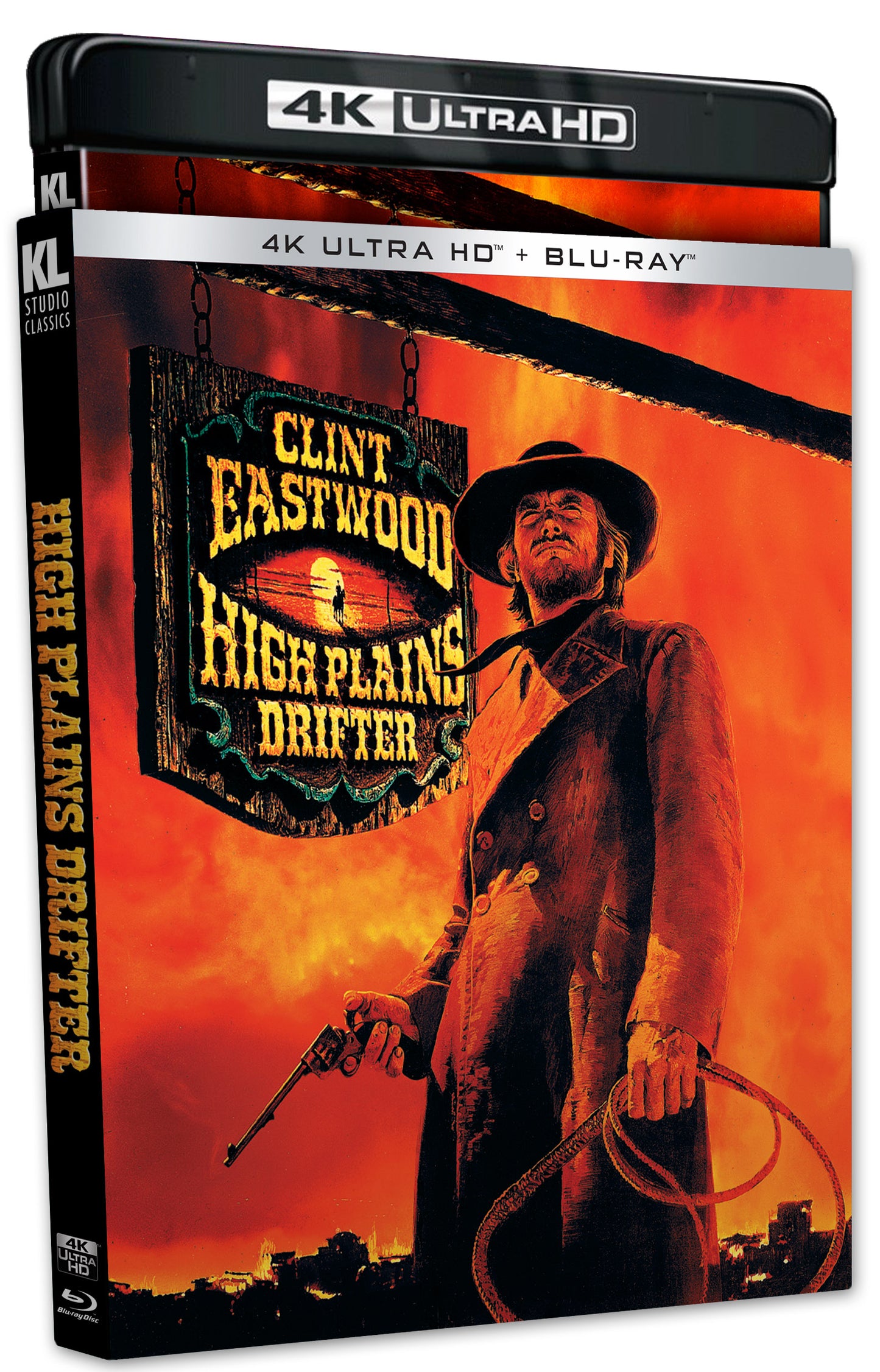 High Plains Drifter 4K UHD + Blu-ray  with Slipcover (Kino Lorber)