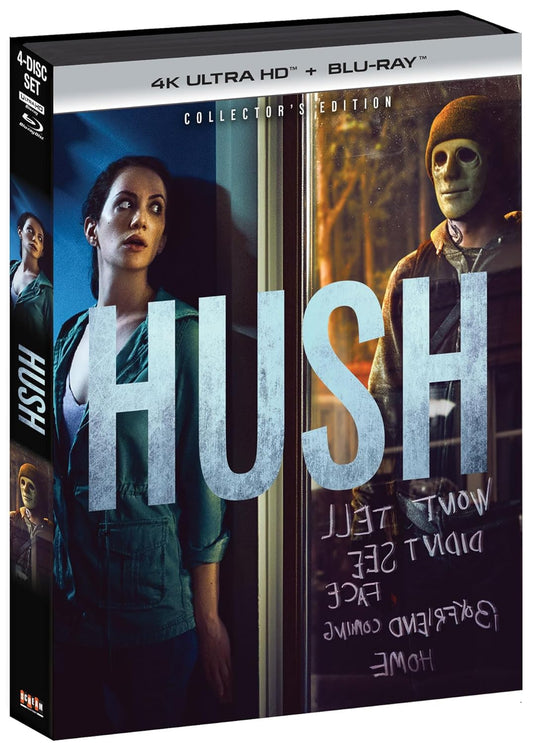 Hush 4K UHD + Blu-ray Collector's Edition with Slipcover (Scream Factory)